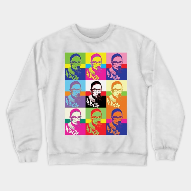 The Notorious RBG Crewneck Sweatshirt by skittlemypony